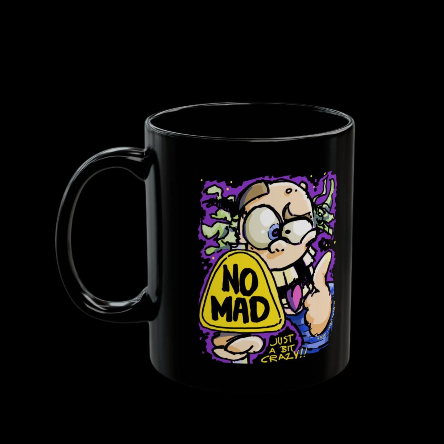 A Digital No-Mad Black Coffee Mug