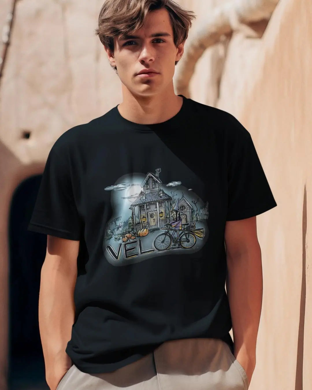 A Witch on a Bicycle - Bike T-Shirt