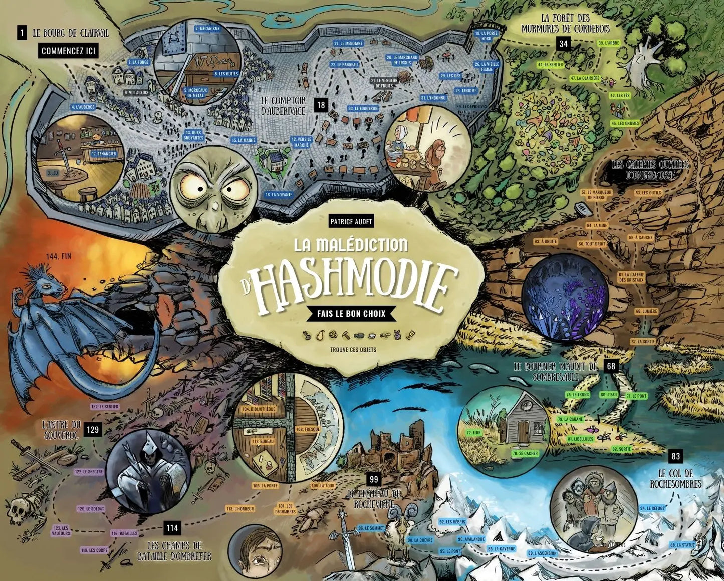 Carte d’Hashmodie (Fichiers JPG à imprimer)