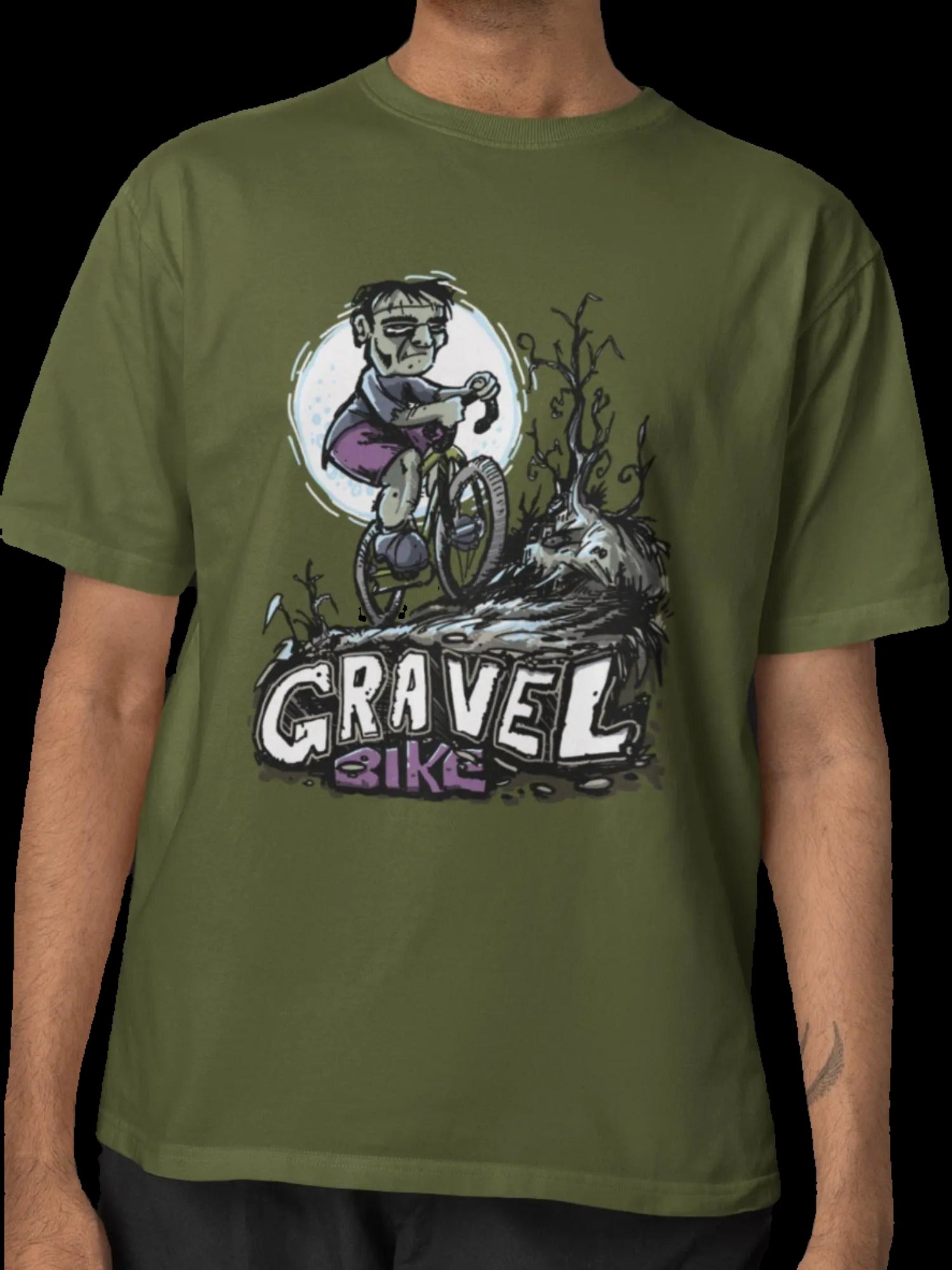 t shirt gravel bike Frankenbike - Frankenstein on a gravel bike