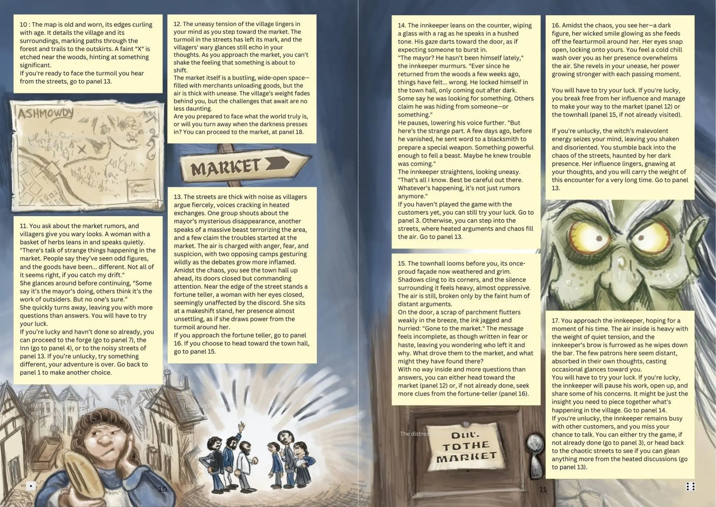 La malédiction d’Hashmodie Un livre interactif où vos choix forgeront votre destinée