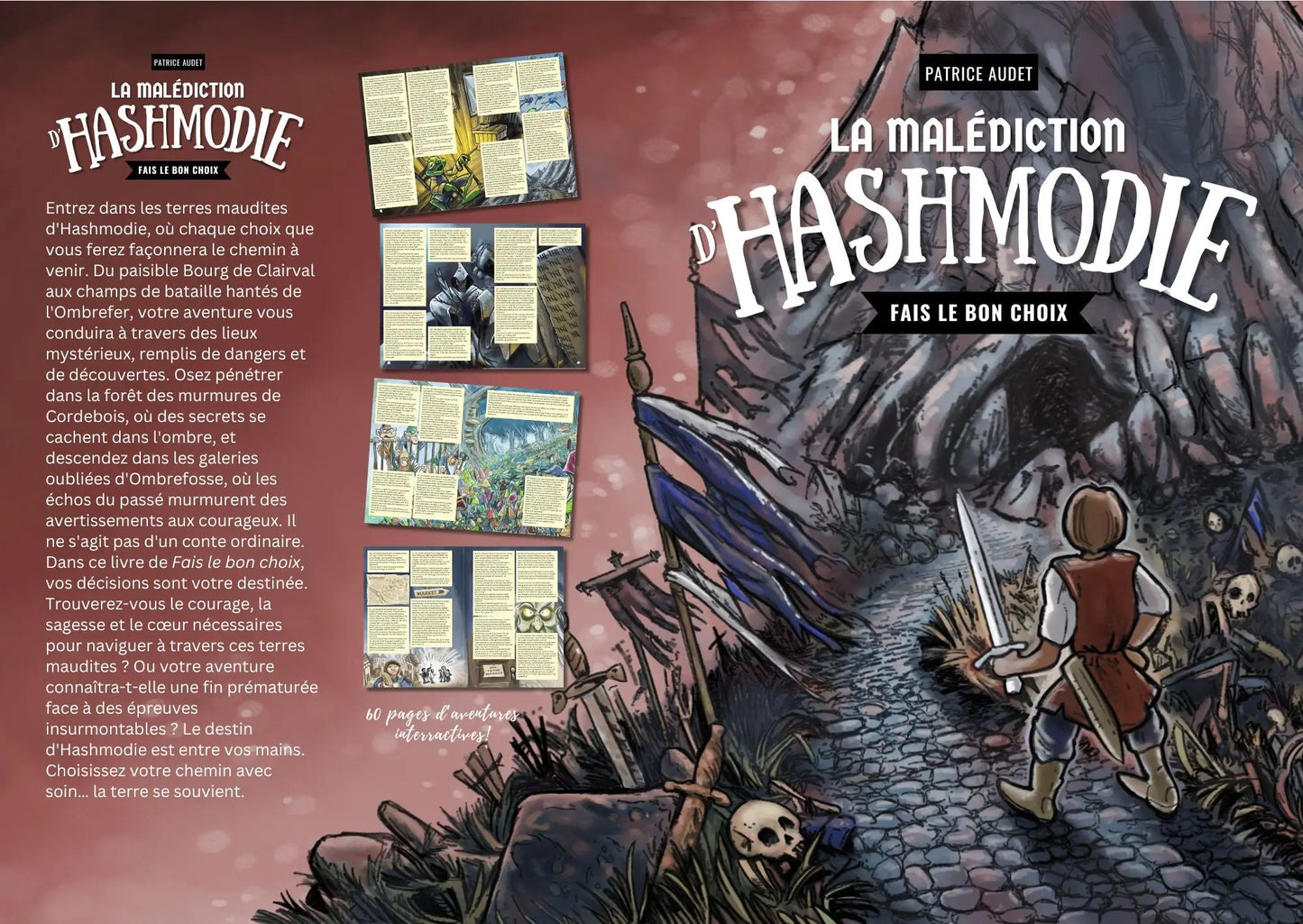 La malédiction d’Hashmodie Un livre interactif où vos choix forgeront votre destinée