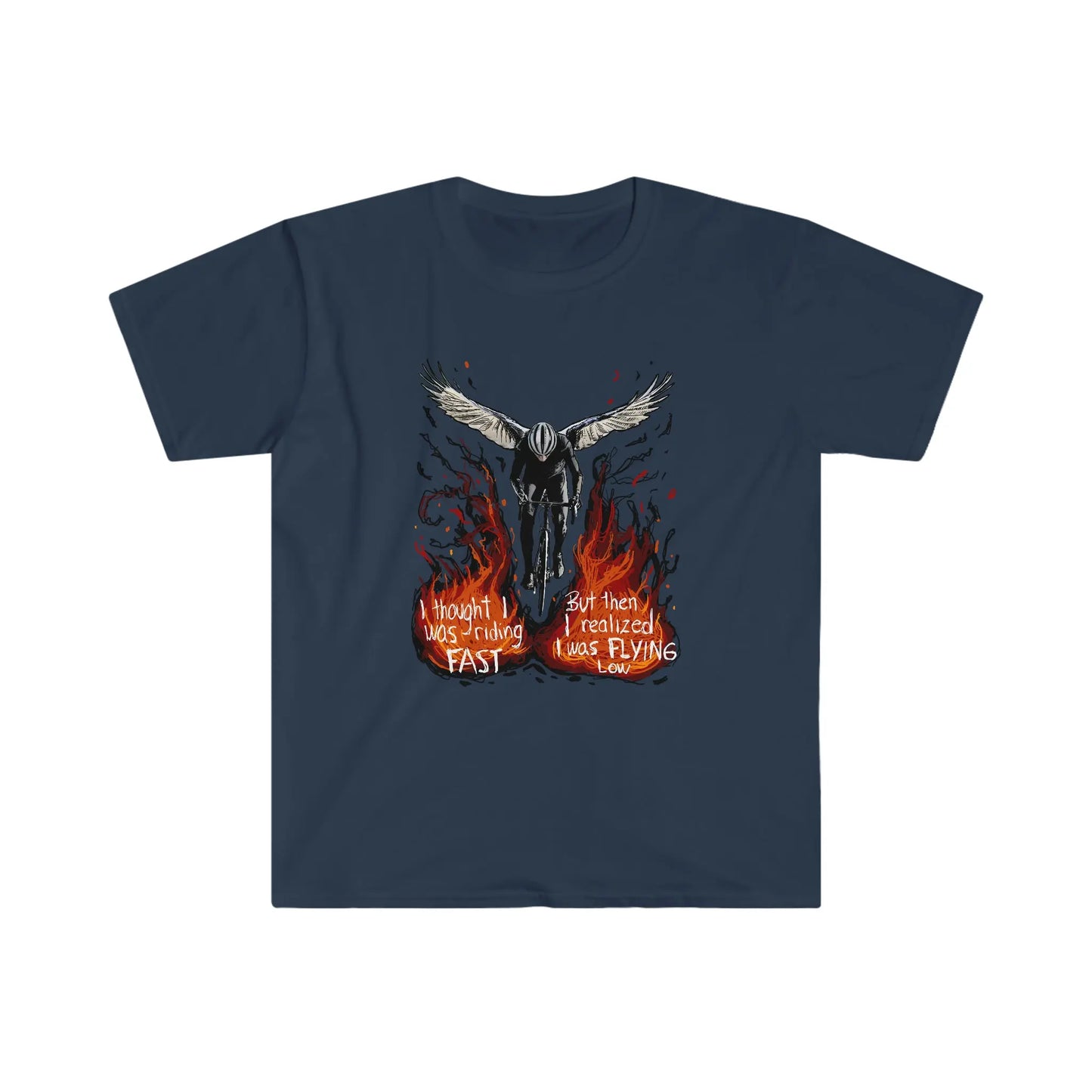 Riding Fast Flying Low Road Bike T-Shirt