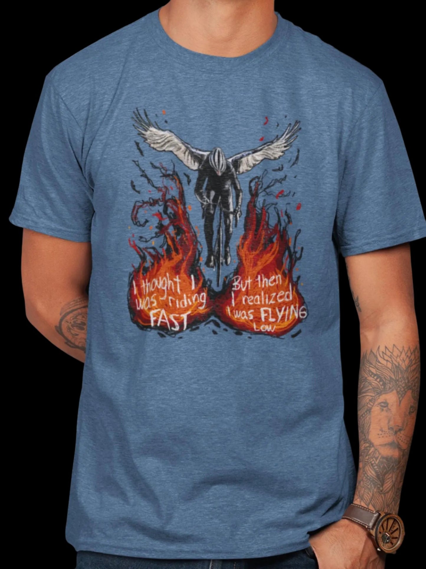 Riding Fast Flying Low Road Bike T-Shirt