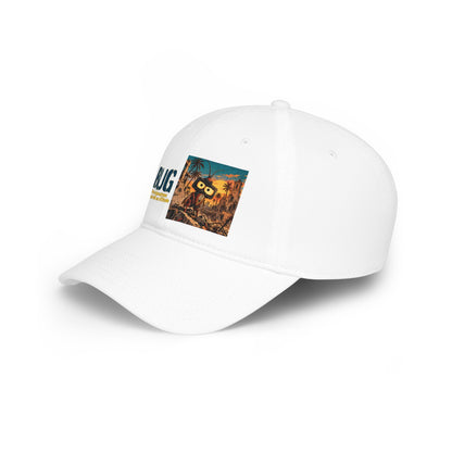 Bug Retro Surf Baseball Cap — Vintage Tropical Graphic Low Profile Hat