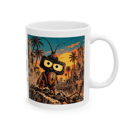 Mug - Vintage 'Bug' Apocalypse Scenic Coffee Mug (11oz/15oz)