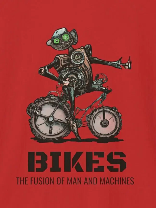 Bikes : The Fusion of Man and Machine Steampunk Bicycle T-Shirt
