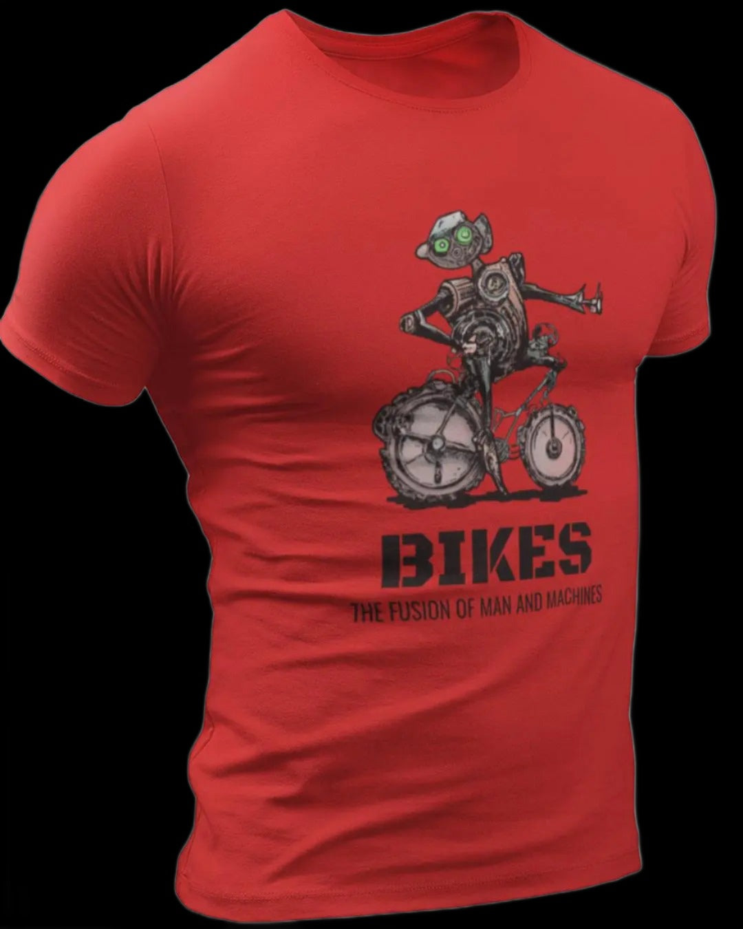Bikes : The Fusion of Man and Machine Steampunk Bicycle T-Shirt