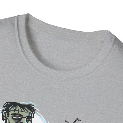 Frankenbike - Frankenstein on a gravel bike - Bicycle t-shirt