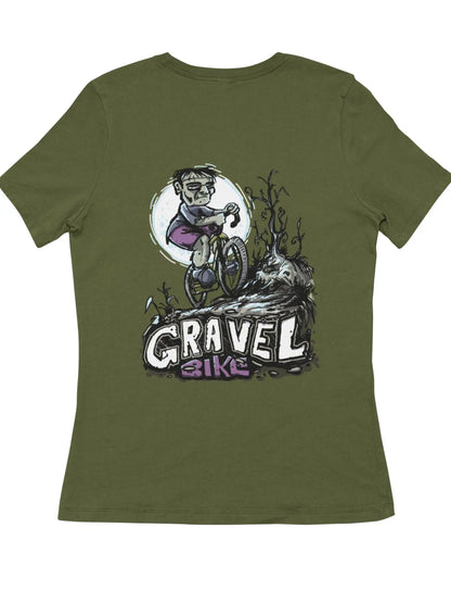Frankenbike - Frankenstein on a gravel bike - Bicycle t-shirt