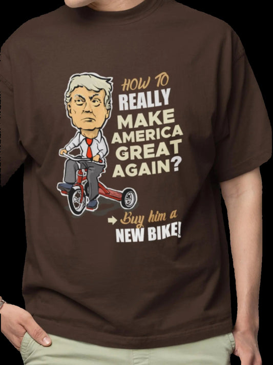 How To Really make America Great Again - Donald Trump Bicycle T-Shirt