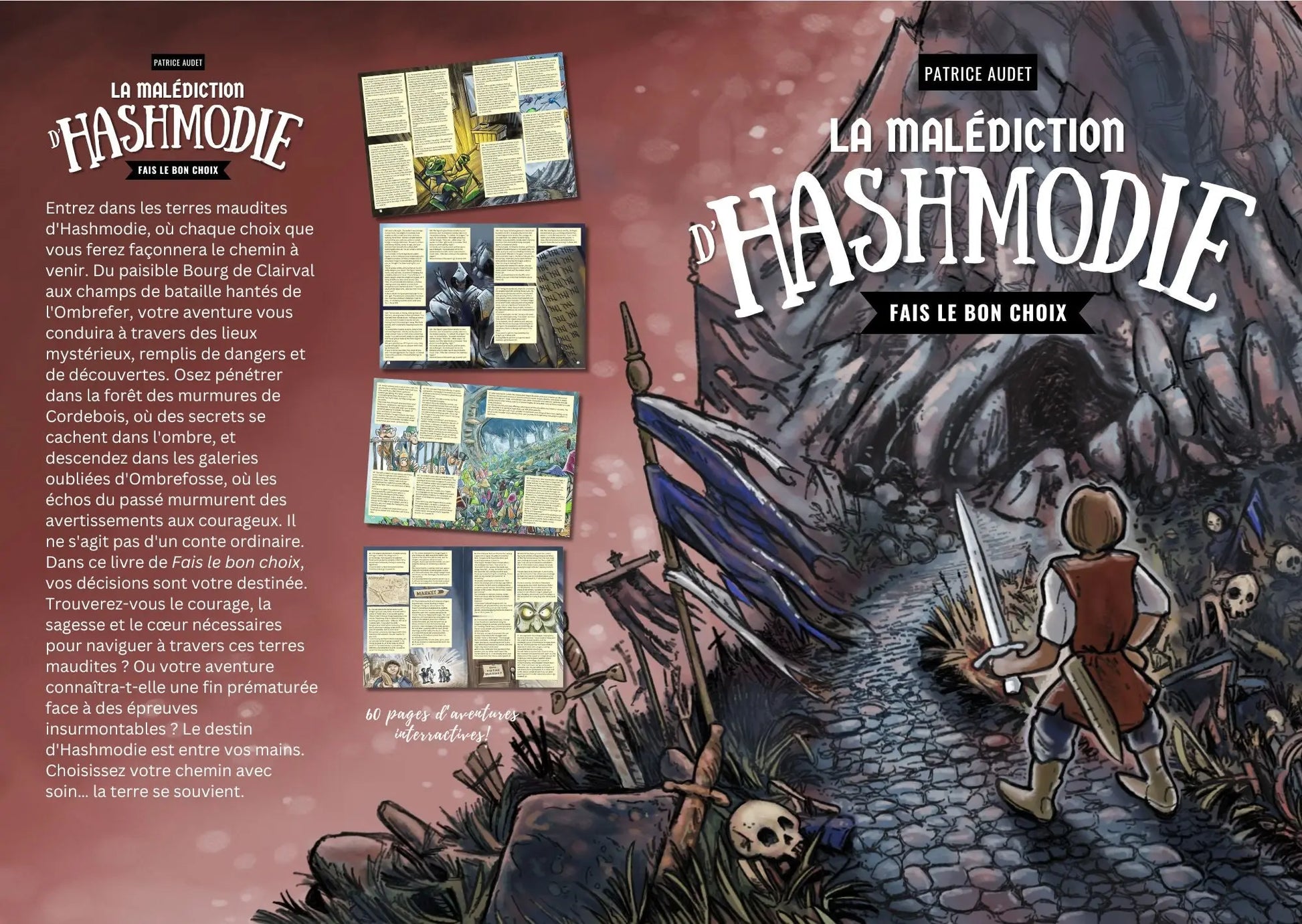 La malédiction d’Hashmodie Un livre interactif où vos choix forgeront votre destinée