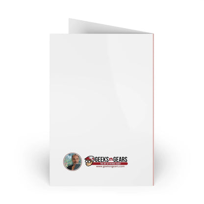 Whimsical Birthday Greeting Cards - Perfect for August Born Monsters (1 or 10-pcs)